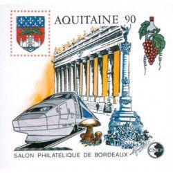 Bloc C.N.E.P. N°12 Aquitaine 1990 neuf**.