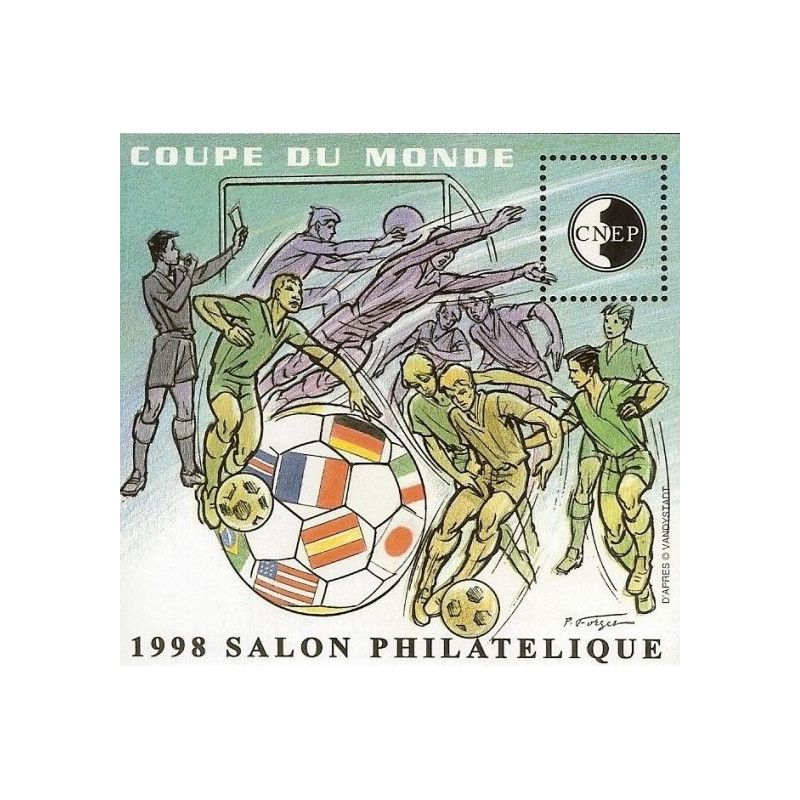 Bloc C.N.E.P. N°26 Coupe du monde 1998 neuf**.