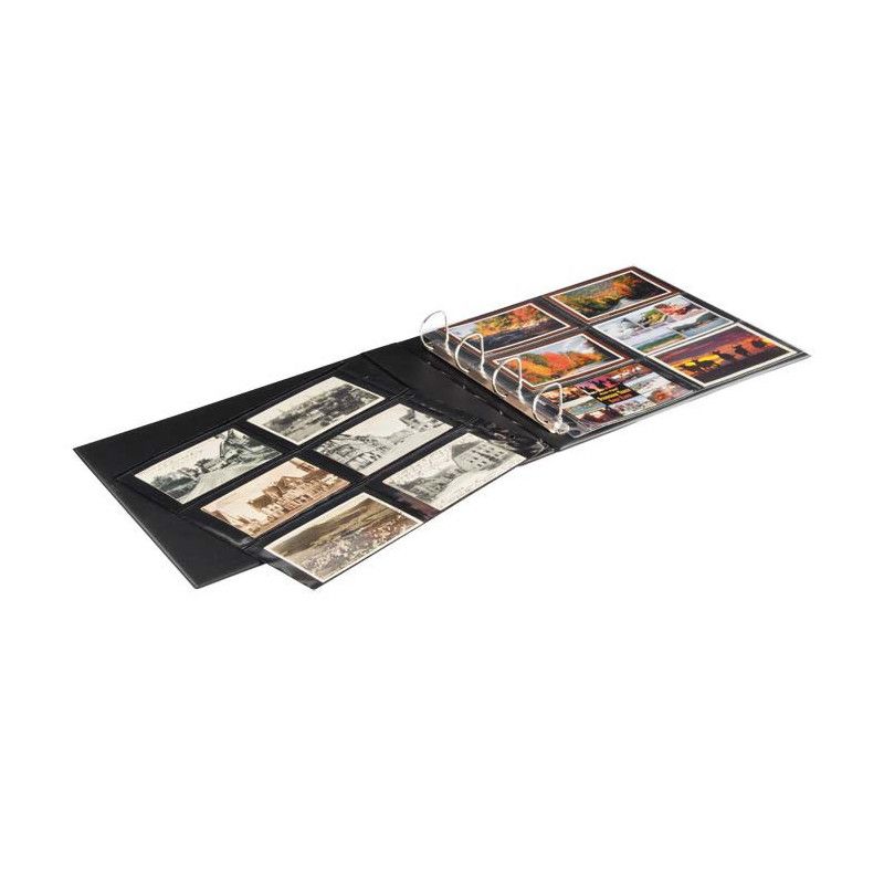 Feuilles XL mixtes cartes postales pour albums grands formats Lindner. 