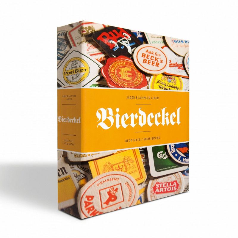Album illustré pour collectionner 90 sous-bocks de bière.