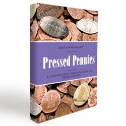 Album de poche pour 48 Pressed Pennies (pièces écrasées).
