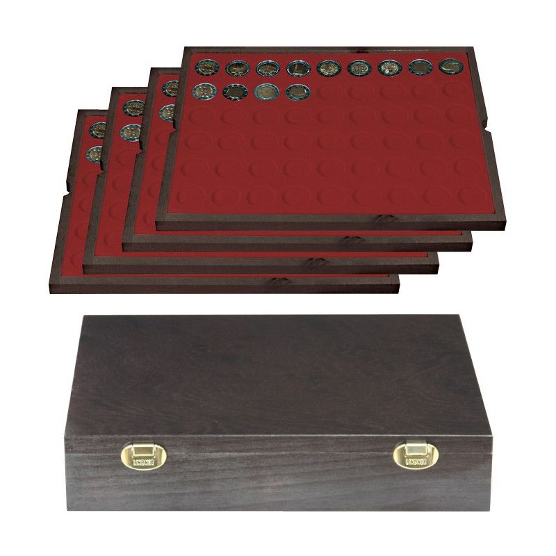 Rangements pour pièces de monnaie Lindner 2362-4 Coffret numismatique NERA  S avec 4 alvéoles carrés pour monnaies ou cap 292877 - Cdiscount Bagagerie  - Maroquinerie