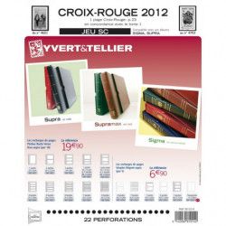Jeux SC Yvert France carnets Croix-Rouge 2011-2012.