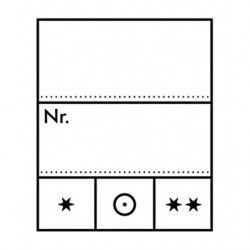 Étiquettes de cotation Lindner pour timbres-poste.