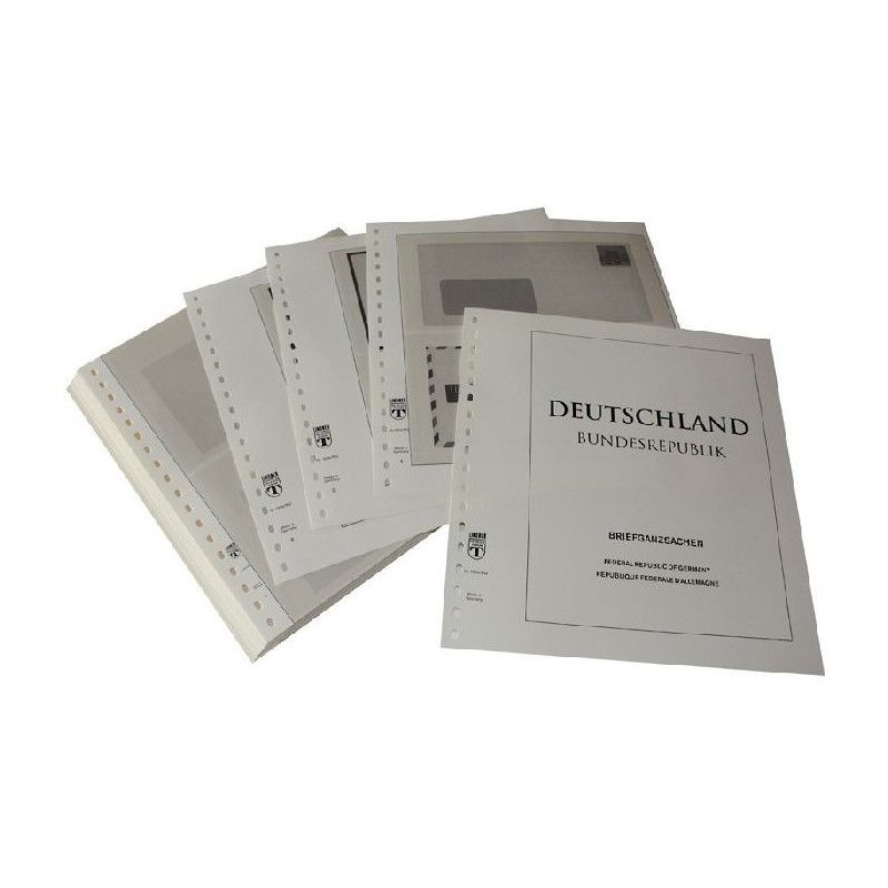 Feuilles préimprimées Lindner-T Allemagne Entiers postaux 2009-2015.