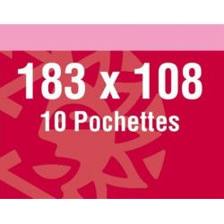 Pochettes noires 183 x 108 mm pour bloc Athènes 2004.