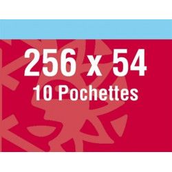 Pochettes noires 256 x 54 mm pour carnets vacances 2005.