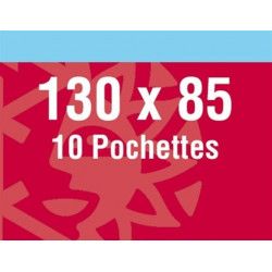 Pochettes noires 130 x 85 mm pour bloc Primitifs Flamands.