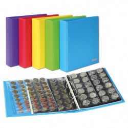 Album Publica M Color Lindner pour ranger 300 monnaies de collection.