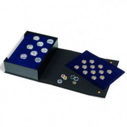 Coffret Tablo pour 10 plateaux numismatiques Leuchtturm.