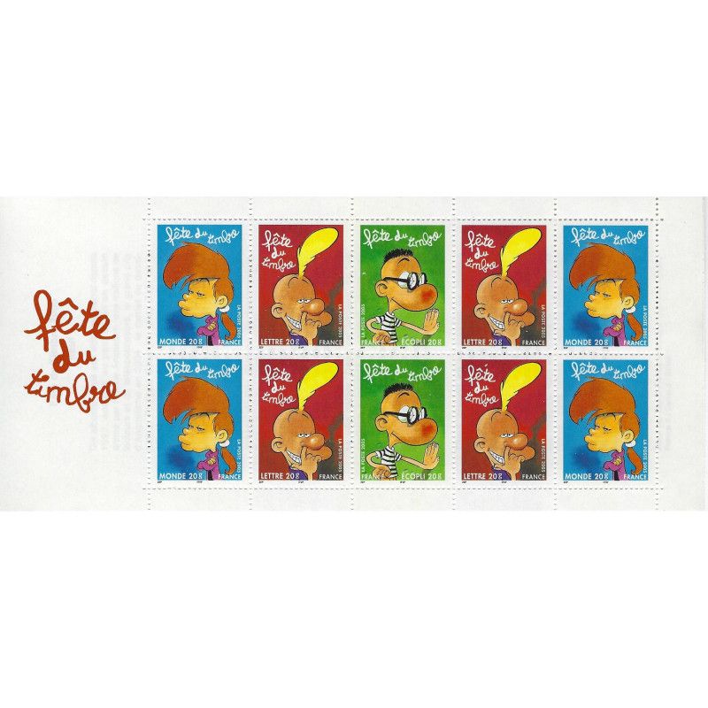 Carnet Fête du timbre 2005 - Titeuf neuf**.