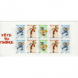 Carnet Fête du timbre 2006 - Spirou, neuf**.