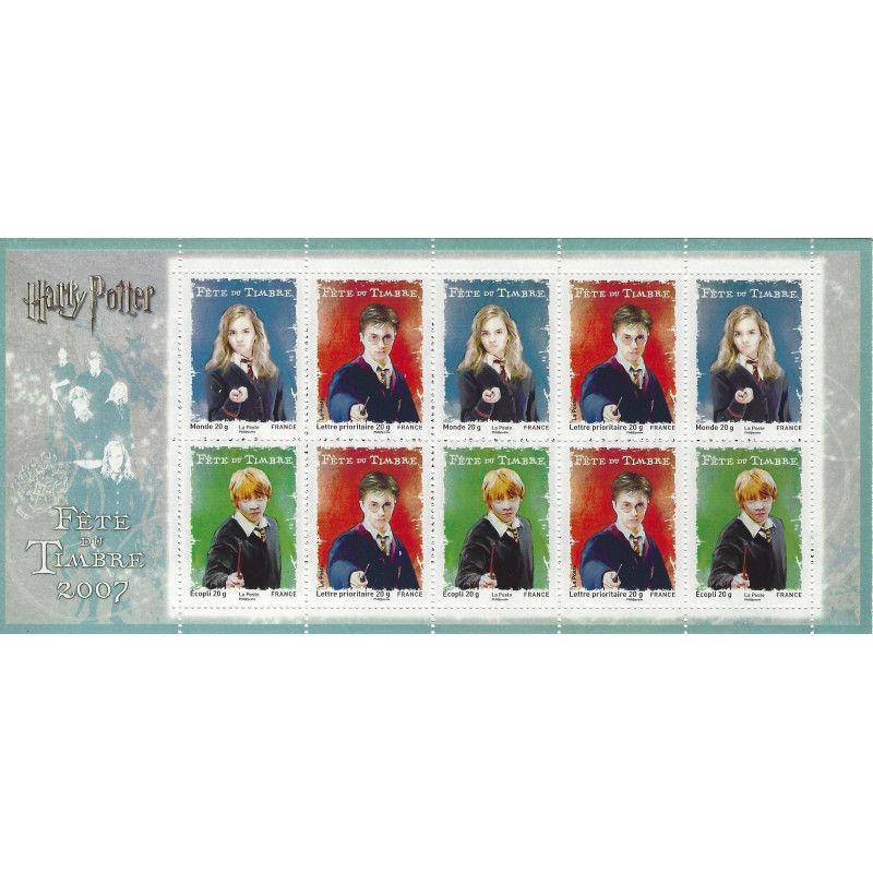 Carnet Fête du timbre 2007 - Harry Potter neuf**.