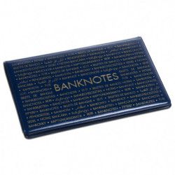 Album de poche pour billets de banque 210 x 125 mm.