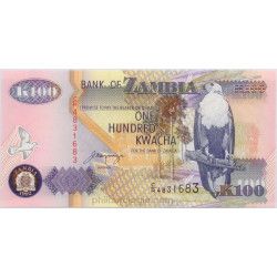 Zambie 5 billets de banque neufs .