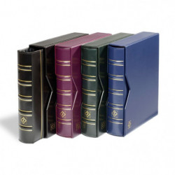 Album numismatique Optima pour 304 monnaies de collection.