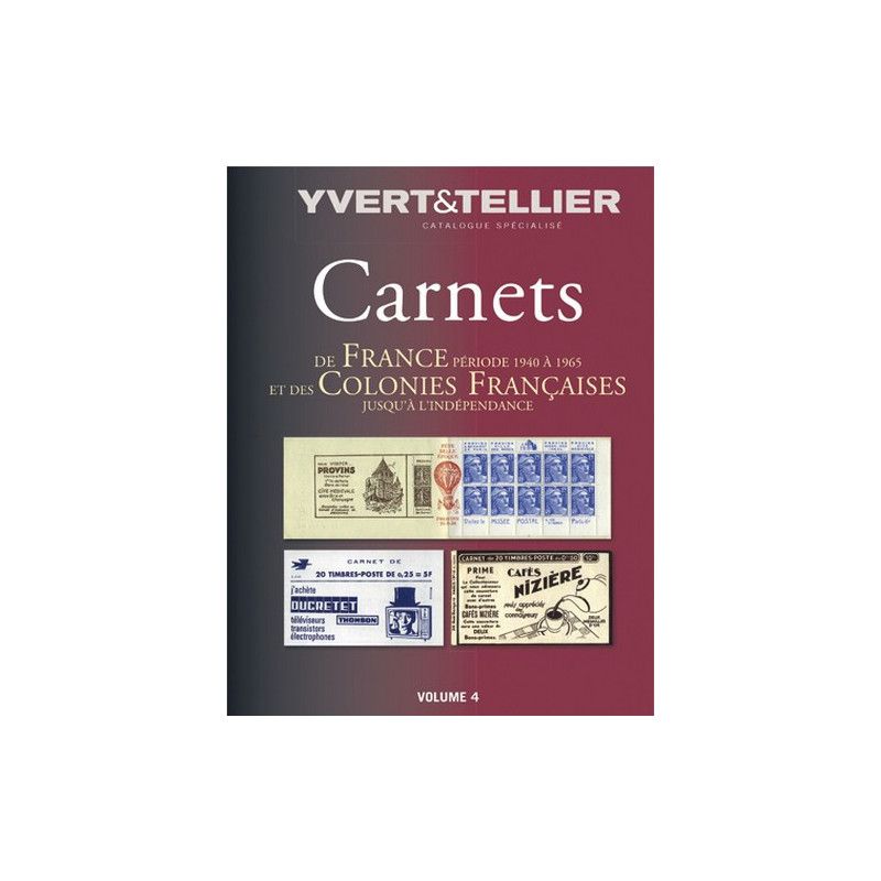 Catalogue encyclopédique de carnets de France volume 4. (1940-1965)