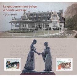 Bloc souvenir N°110 Gouvernement belge à Sainte-Adresse neuf**.