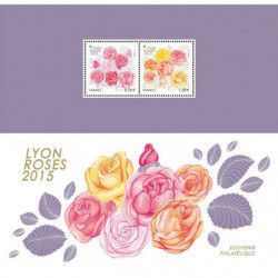 Bloc souvenir N°111 Lyon Roses neuf**.