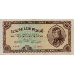 Hongrie 5 billets de banque anciens.