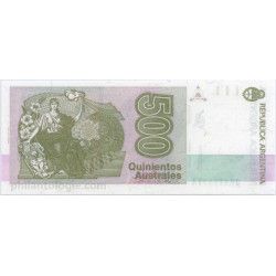 Argentine 5 billets de banque neufs.