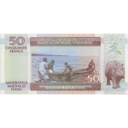 Burundi 5 billets de banque neufs.