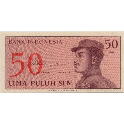 Indonésie 5 billets de banque neufs.