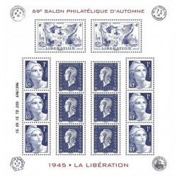 Feuillet de 14 timbres Libération F4986 neuf**.