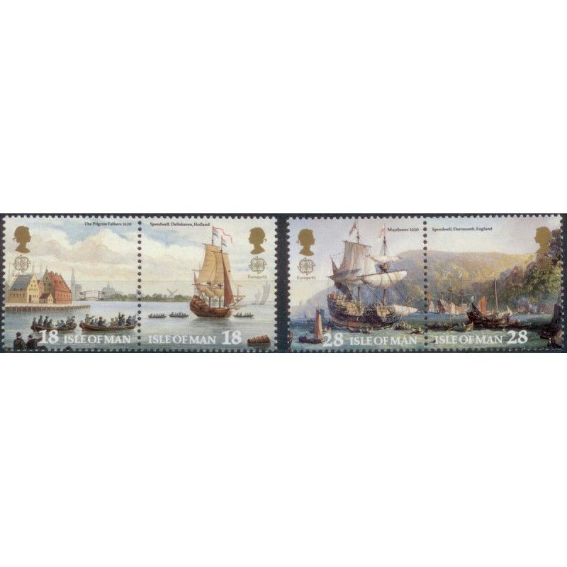 Île de Man Europa-CEPT timbres N°537-540 série neuf**.