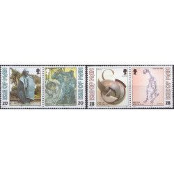 Île de Man Europa CEPT timbres N°582-585 série neuf**.