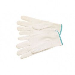 Gants numismatiques en coton avec points vinyle, taille 11.