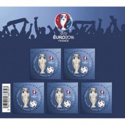 Bloc-feuillet de timbres N°137 UEFA EURO 2016™ neuf**.