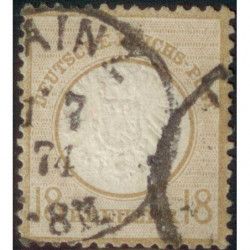 Allemagne Reich 1872 timbre N°25 oblitéré, R.