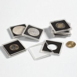 Capsules carrées Quadrum pour pièces de 2 euros commémoratives.