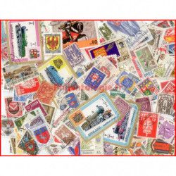 Blasons - armoiries 200 timbres thématiques tous différents.