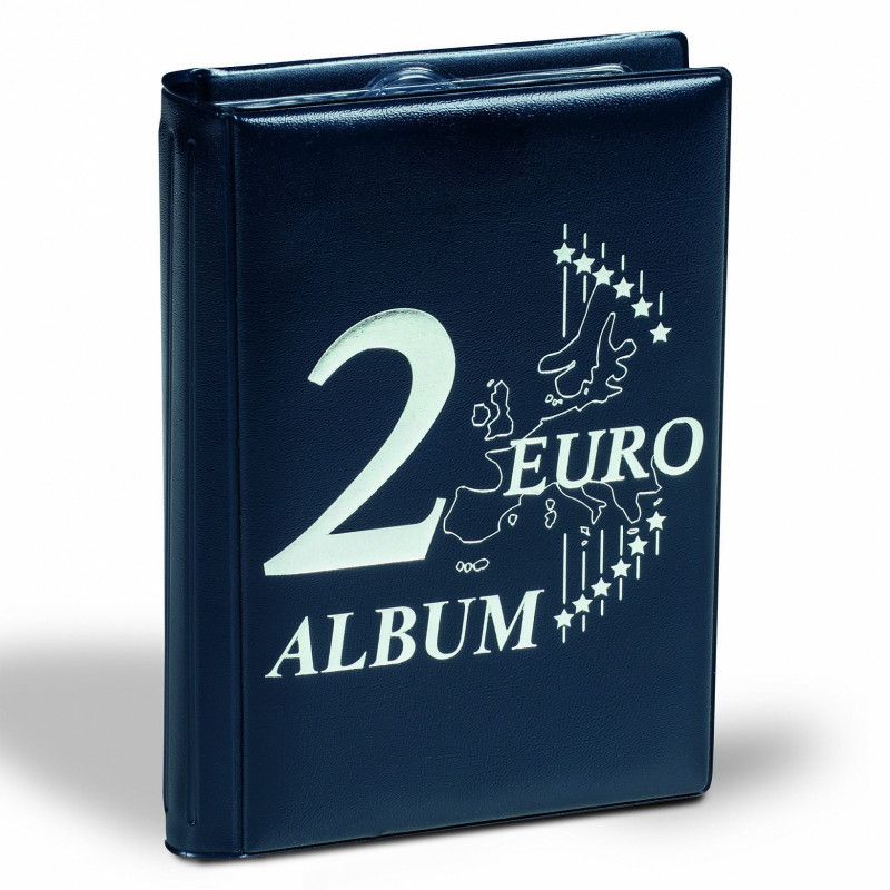 Classeur, Album numismatique pour 2 euros + étui - LEUCHTTURM