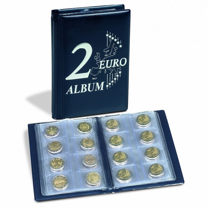 Coffret numismatique pour pièces de 2 Euros