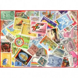 Ghana - Côte de l'or 50 timbres de collection tous différents.