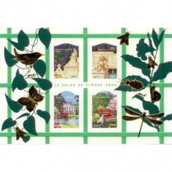Bloc-feuillet de timbres N°99 Jardins de France neuf**.