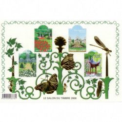 Bloc-feuillet de timbres N°120 Jardins de France neuf**.