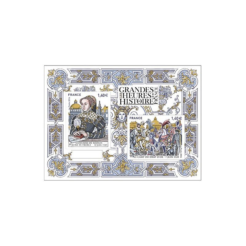 Feuillet de 2 timbres Draps d'Or N°F5067 neuf**.