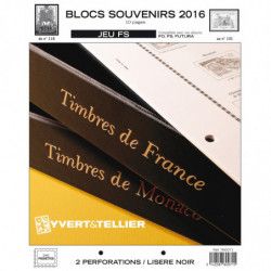 Jeux FS France blocs souvenirs 2016 sans pochettes.