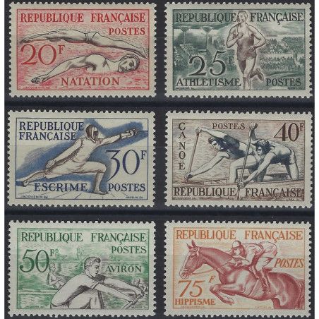 Timbre France 1953 – Jeux Olympiques D'Helsinki, Sports, N°961 Neuf MNH