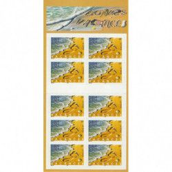 Carnet de 10 timbres - Bonnes vacances 2001.