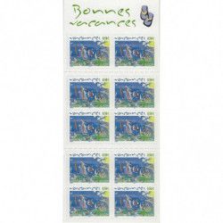 Carnet de 10 timbres - Bonnes vacances 2004.
