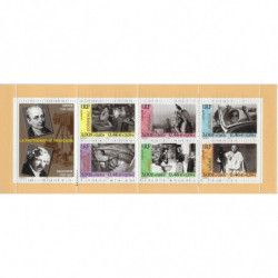 Carnet commémoratif de timbres Personnages célèbres 1999.