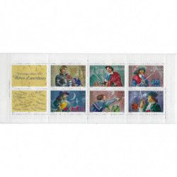 Carnet commémoratif de timbres Personnages célèbres 1997.