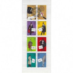 Carnet commémoratif de timbres Personnages célèbres 1996.