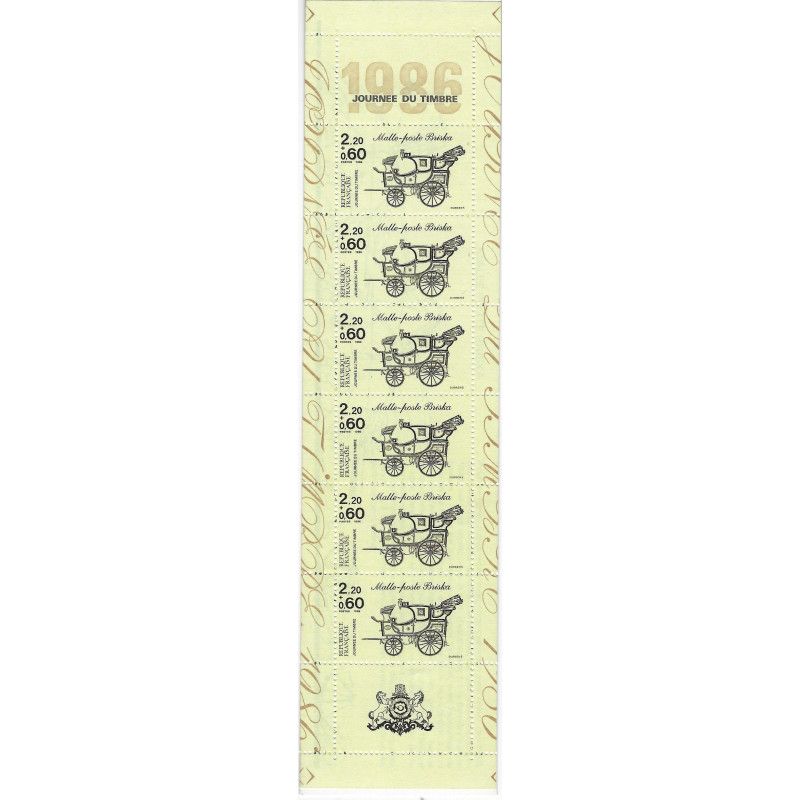 Carnet Journée du timbre 1986 neuf**.