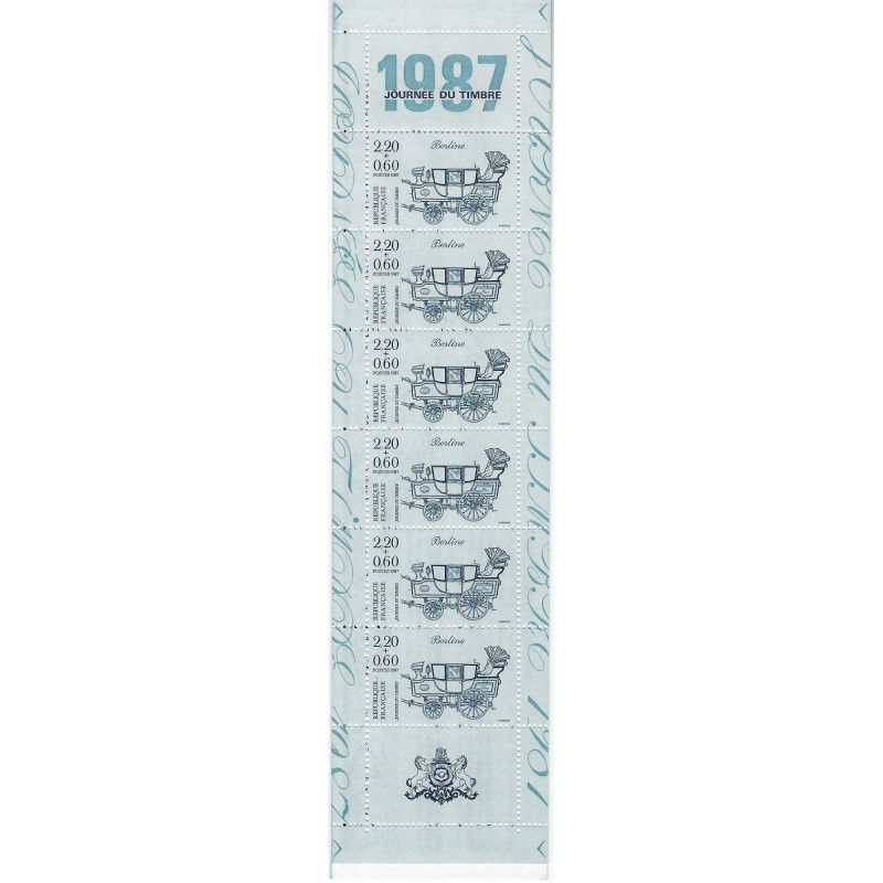 Carnet Journée du timbre 1987 neuf**.